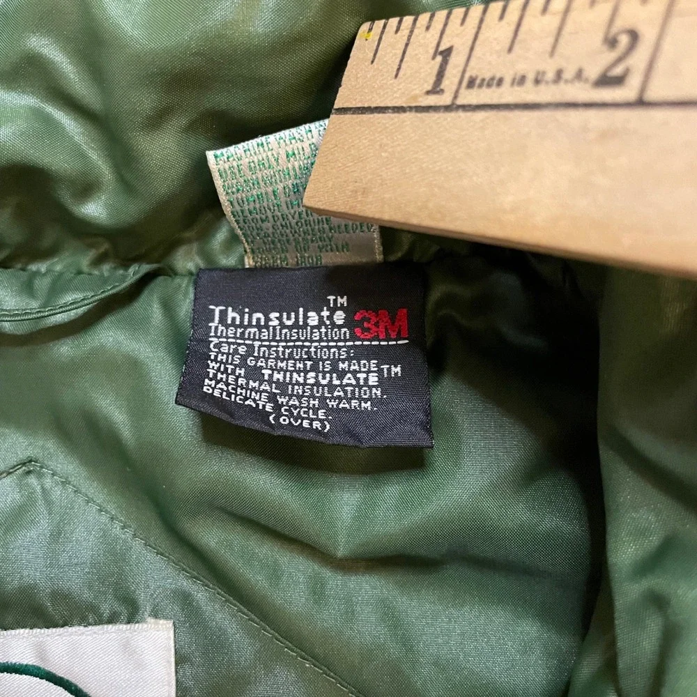 Vtg Monterey Classic Mississippi State University Jacket Green XXL Thinsulate